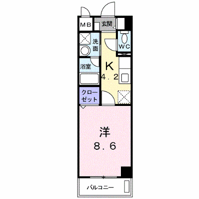 Ｋ・ブローテ・柏の葉Ａ 405【管理NO：1-013980801-04050】 ★家具家電は申し込み後に搬入します★ ★2026年11月中旬入居可能★の外観画像