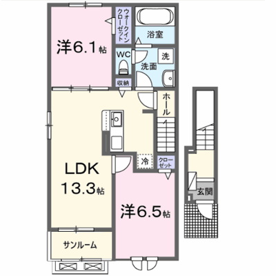 本三里塚アパートＡ 201【管理NO：1-028689701-02010】 ★家具家電は申し込み後に搬入します★ ★2027年03月上旬入居可能★の外観画像