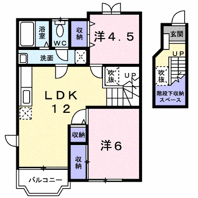 フロレスタ 203【管理NO：1-009464601-02030】 ★家具家電は申し込み後に搬入します★ ★2026年10月下旬入居可能★の外観画像