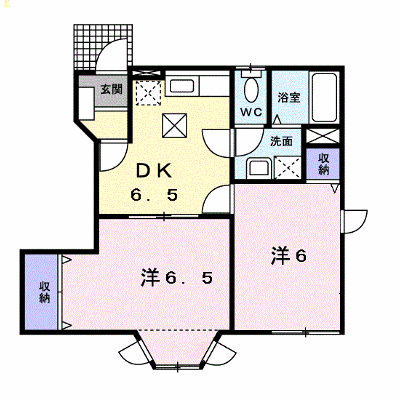 アヴェニールⅠ 101【管理NO：1-010277201-01010】 ★家具家電は申し込み後に搬入します★ ★2026年10月下旬入居可能★の外観画像