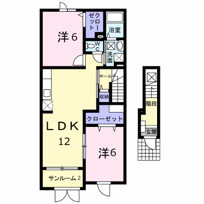 ベイサイドヒルズ 203【管理NO：1-015310201-02030】 ★家具家電は申し込み後に搬入します★ ★2026年12月中旬入居可能★の外観画像