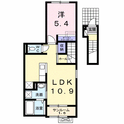 ルーフ　ウェーブ笹崎Ａ 201【管理NO：1-025651601-02010】 ★家具家電は申し込み後に搬入します★ ★2026年11月上旬入居可能★の外観画像