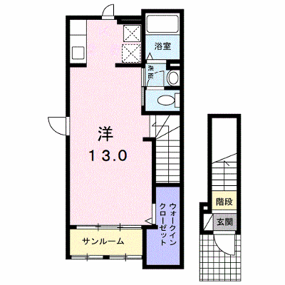 エクスプレシオ 201【管理NO：1-022157901-02010】 ★家具家電は申し込み後に搬入します★ ★2026年11月中旬入居可能★の外観画像