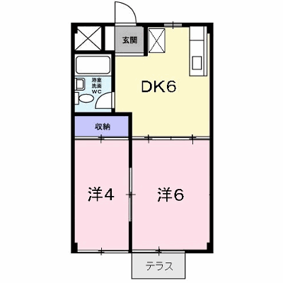 シティーハイツ奈良橋 102【管理NO：1-002764801-01020】 ★家具家電は申し込み後に搬入します★の外観画像