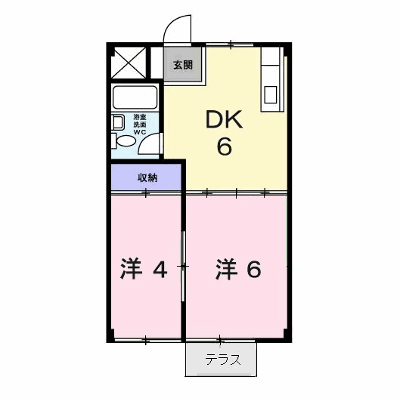 シティーハイツ奈良橋 101【管理NO：1-002764801-01010】 ★家具家電は申し込み後に搬入します★の外観画像