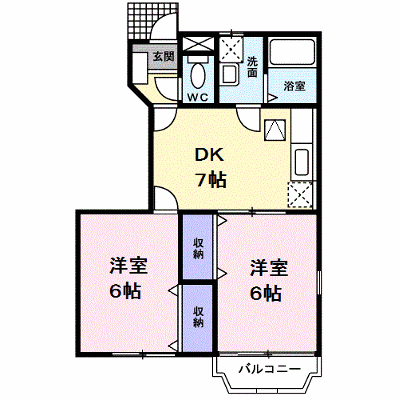 エメラルドガーデン２ 101【管理NO：1-009716001-01010】 ★家具家電は申し込み後に搬入します★ ★2026年10月下旬入居可能★の外観画像