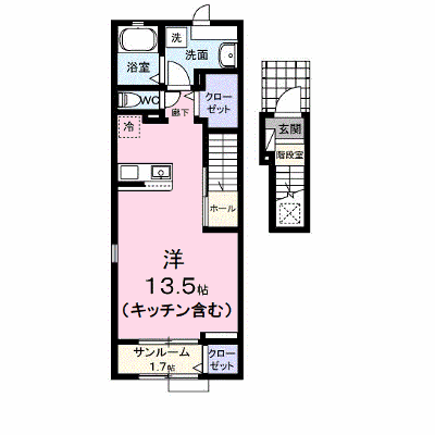 エテルノ　Ｙ　Ａ 205【管理NO：1-027017801-02050】 ★家具家電は申し込み後に搬入します★ ★2026年11月中旬入居可能★の外観画像