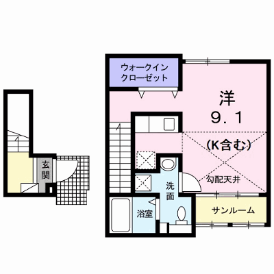 ポプラ 202【管理NO：1-023992201-02020】 ★家具家電は申し込み後に搬入します★ ★2026年10月中旬入居可能★の外観画像
