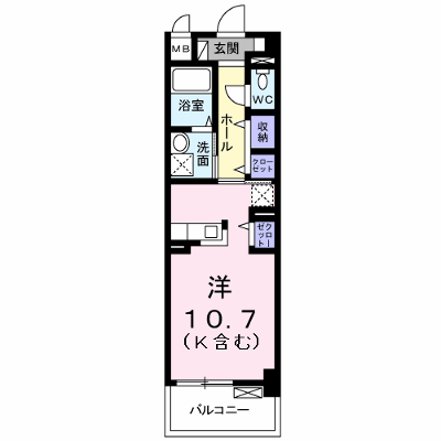 カラフル　ウェーブ 208【管理NO：1-017376801-02070】 ★家具家電は申し込み後に搬入します★の外観画像