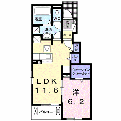 ヴィオラⅡ 103【管理NO：1-023624501-01030】 ★家具家電は申し込み後に搬入します★ ★2026年11月上旬入居可能★の外観画像