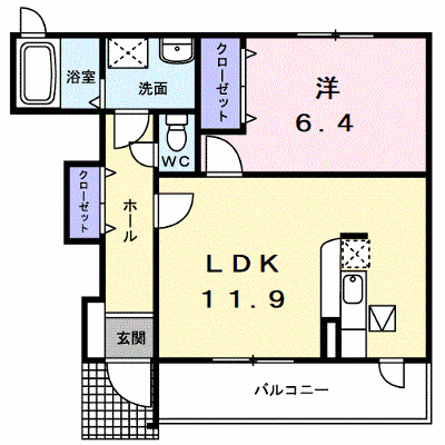 アイリス 102【管理NO：1-016506001-01020】 ★家具家電は申し込み後に搬入します★ ★2026年11月上旬入居可能★の外観画像