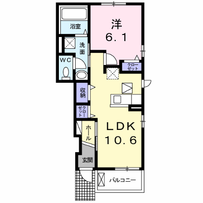 クレア 105【管理NO：1-023706101-01040】 ★家具家電は申し込み後に搬入します★の外観画像