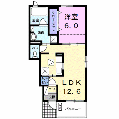 ゼフィールＢ 103【管理NO：1-021098902-01030】 ★家具家電は申し込み後に搬入します★ ★2026年10月上旬入居可能★の外観画像