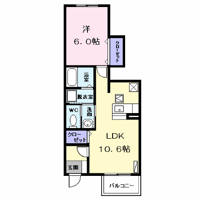 フィオーレ　Ⅰ　（Ｆｉｏｒｅ） 102【管理NO：1-016278901-01020】 ★家具家電は申し込み後に搬入します★ ★2026年11月中旬入居可能★の外観画像