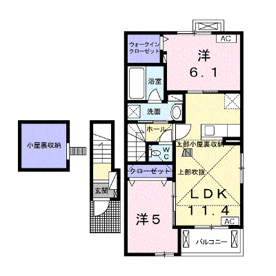 コンフォート西鶉　Ⅱ 203【管理NO：1-022341702-02030】 ★家具家電は申し込み後に搬入します★ ★2026年11月上旬入居可能★の外観画像
