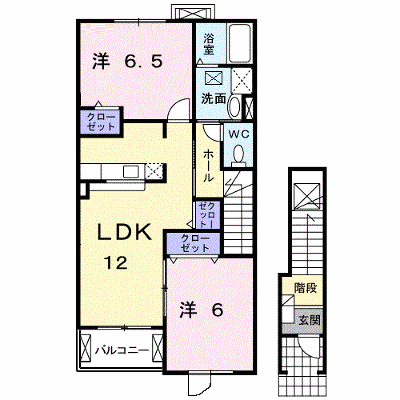 ボンヌ・シャンス７　Ⅰ棟 201【管理NO：1-015006501-02010】 ★家具家電は申し込み後に搬入します★ ★2026年11月上旬入居可能★の外観画像