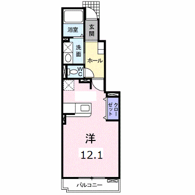 フォルトゥーナⅠ 102【管理NO：1-014477401-01020】 ★家具家電は申し込み後に搬入します★の外観画像