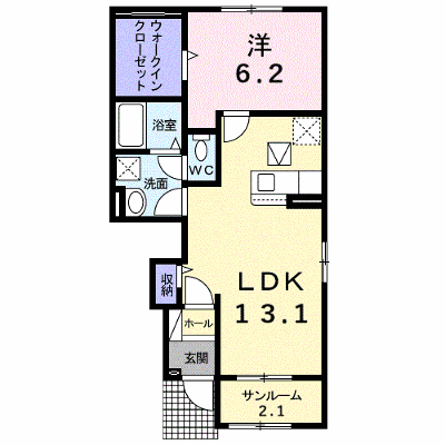 ニューグリーンパーク　イナバ 105【管理NO：1-025835601-01040】 ★家具家電は申し込み後に搬入します★の外観画像