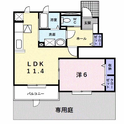 メゾン伏見 102【管理NO：1-017798801-01020】 ★家具家電は申し込み後に搬入します★の外観画像