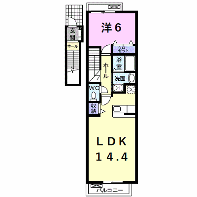 メゾン・ド・スバル 202【管理NO：1-014500401-02020】 ★家具家電は申し込み後に搬入します★の外観画像