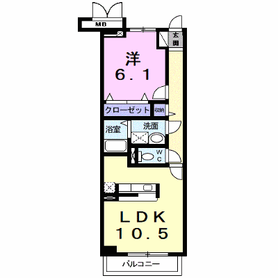 ル・レクチェ 205【管理NO：1-014297701-02040】 ★家具家電は申し込み後に搬入します★ ★2026年10月上旬入居可能★の外観画像