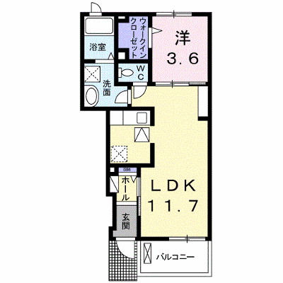 アビターレ　ベッシェ　Ｃ 103【管理NO：1-022582802-01030】 ★家具家電は申し込み後に搬入します★ ★2026年10月中旬入居可能★の外観画像