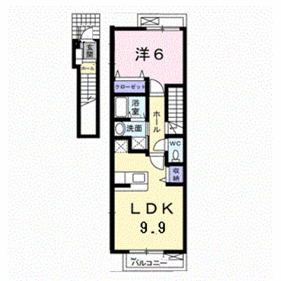 セント・イリスⅡ 203【管理NO：1-013662102-02030】 ★家具家電は申し込み後に搬入します★ ★2026年11月上旬入居可能★の外観画像
