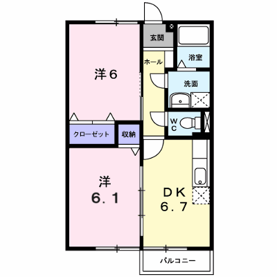 ウエストコート勢田 202【管理NO：1-006527901-02020】 ★家具家電は申し込み後に搬入します★ ★2026年10月下旬入居可能★の外観画像