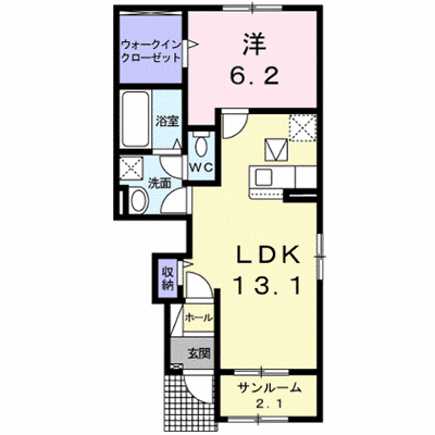 サンリット　スクエア　Ⅱ 102【管理NO：1-026406002-01020】 ★家具家電は申し込み後に搬入します★の外観画像