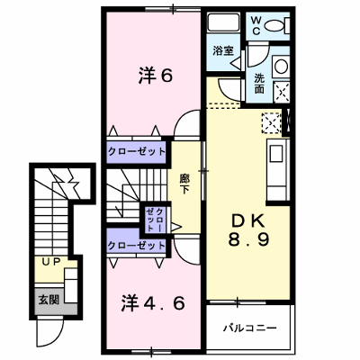 ドゥ　メゾンＡ 203【管理NO：1-012084601-02030】 ★家具家電は申し込み後に搬入します★ ★2026年10月下旬入居可能★の外観画像