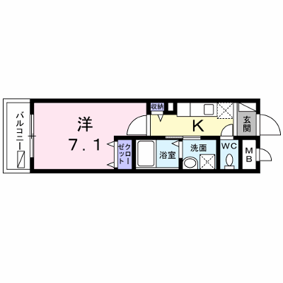 ブライトアイリス 205【管理NO：1-022076001-02040】 ★家具家電は申し込み後に搬入します★ ★2026年10月中旬入居可能★の外観画像