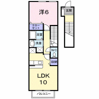 カリーノＲフィーネ 205【管理NO：1-014001601-02040】 ★家具家電は申し込み後に搬入します★の外観画像