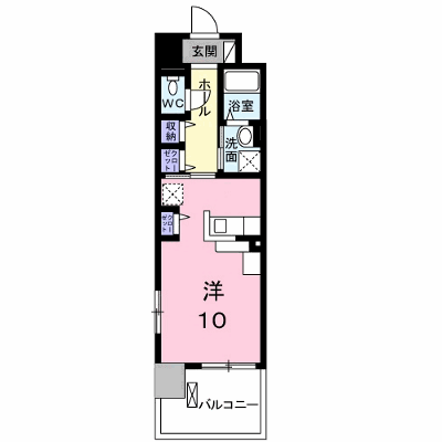ラ・ロゼベールⅡ 207【管理NO：1-017165701-02070】 ★家具家電は申し込み後に搬入します★ ★2026年10月下旬入居可能★の外観画像