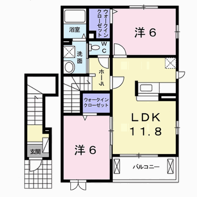 リブサニ－Ｂ 202【管理NO：1-014463702-02020】 ★家具家電は申し込み後に搬入します★ ★2026年11月上旬入居可能★の外観画像