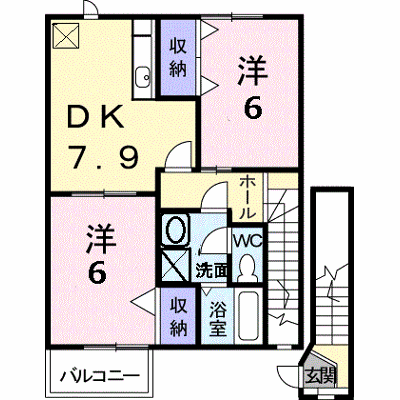 カーサプラシード 203【管理NO：1-011678301-02030】 ★家具家電は申し込み後に搬入します★ ★2026年10月下旬入居可能★の外観画像