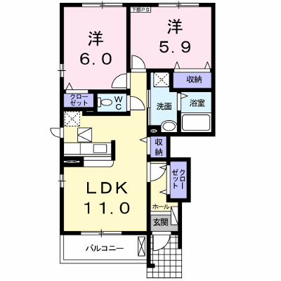 ベル・ボニートＡ 101【管理NO：1-016953701-01010】 ★家具家電は申し込み後に搬入します★ ★2026年10月下旬入居可能★の外観画像
