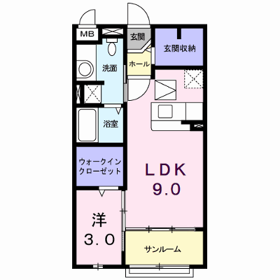 ナイル良Ⅱ 103【管理NO：1-016762901-01030】 ★家具家電は申し込み後に搬入します★ ★2026年11月中旬入居可能★の外観画像