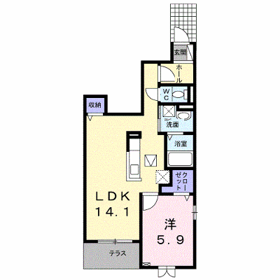 セレノアルバ 101【管理NO：1-024663301-01010】 ★家具家電は申し込み後に搬入します★ ★2026年10月中旬入居可能★の外観画像