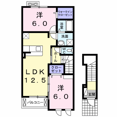 シェーネ　康 202【管理NO：1-018490001-02020】 ★家具家電は申し込み後に搬入します★ ★2026年11月上旬入居可能★の外観画像