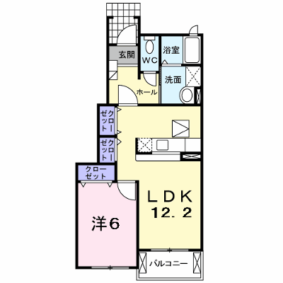 アンジュ・デ・ラヴィ 102【管理NO：1-014400801-01020】 ★家具家電は申し込み後に搬入します★ ★2026年11月上旬入居可能★の外観画像