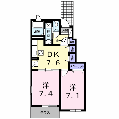 レジデンス根来 107【管理NO：1-017530501-01060】 ★家具家電は申し込み後に搬入します★ ★2026年11月中旬入居可能★の外観画像