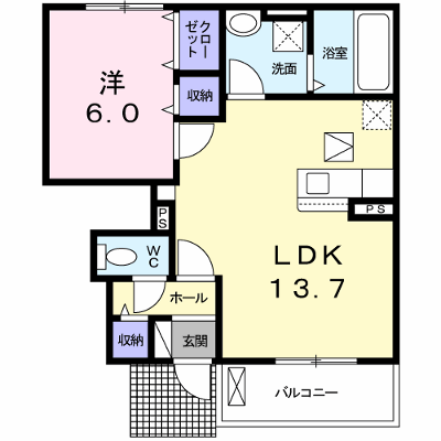 あびた　Ⅴ 102【管理NO：1-026315201-01020】 ★家具家電は申し込み後に搬入します★ ★2026年10月中旬入居可能★の外観画像