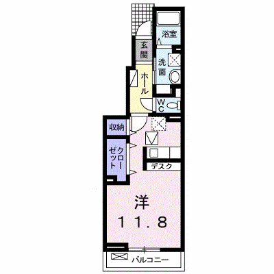 ヴェルデ・Ｋ　Ⅱ 102【管理NO：1-019389402-01020】 ★家具家電は申し込み後に搬入します★ ★2026年10月中旬入居可能★の外観画像