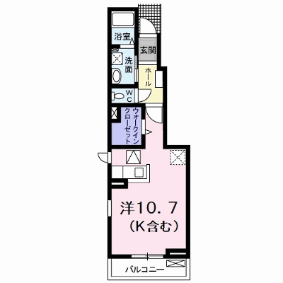 レディエンスＣ 103【管理NO：1-018570303-01030】 ★家具家電は申し込み後に搬入します★ ★2026年11月中旬入居可能★の外観画像
