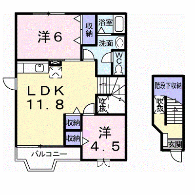 センチュリー２１　Ｅ 201【管理NO：1-007543602-02010】 ★家具家電は申し込み後に搬入します★ ★2026年11月中旬入居可能★の外観画像
