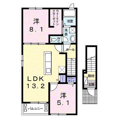 ブラウン窓香 201【管理NO：1-020726001-02010】 ★家具家電は申し込み後に搬入します★の外観画像