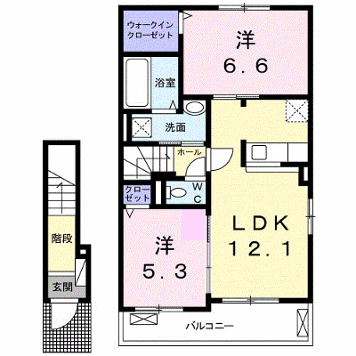 ＣｕｂｅⅠ 202【管理NO：1-025452001-02020】 ★家具家電は申し込み後に搬入します★の外観画像