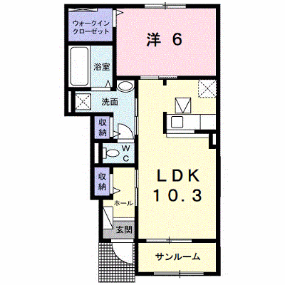 ルミナス 102【管理NO：1-024649801-01020】 ★家具家電は申し込み後に搬入します★ ★2026年10月中旬入居可能★の外観画像