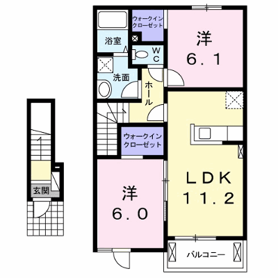 ラズベリー 202【管理NO：1-017882102-02020】 ★家具家電は申し込み後に搬入します★ ★2026年11月中旬入居可能★の外観画像