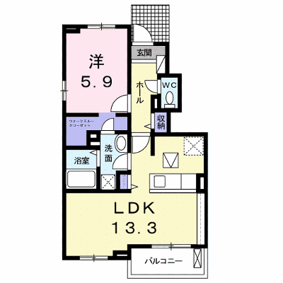 エアフォルク　Ｂ 104【管理NO：1-020440502-01040】 ★家具家電は申し込み後に搬入します★ ★2026年10月中旬入居可能★の外観画像